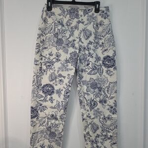 Ann Taylor Floral Print Womens Pants